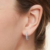 Rayonu Luxe Diamond Huggie Earrings